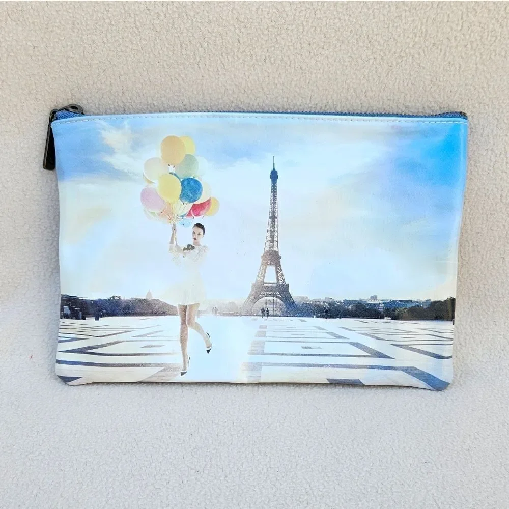 NWOT Catseye London Colorful Balloon Paris Pouch